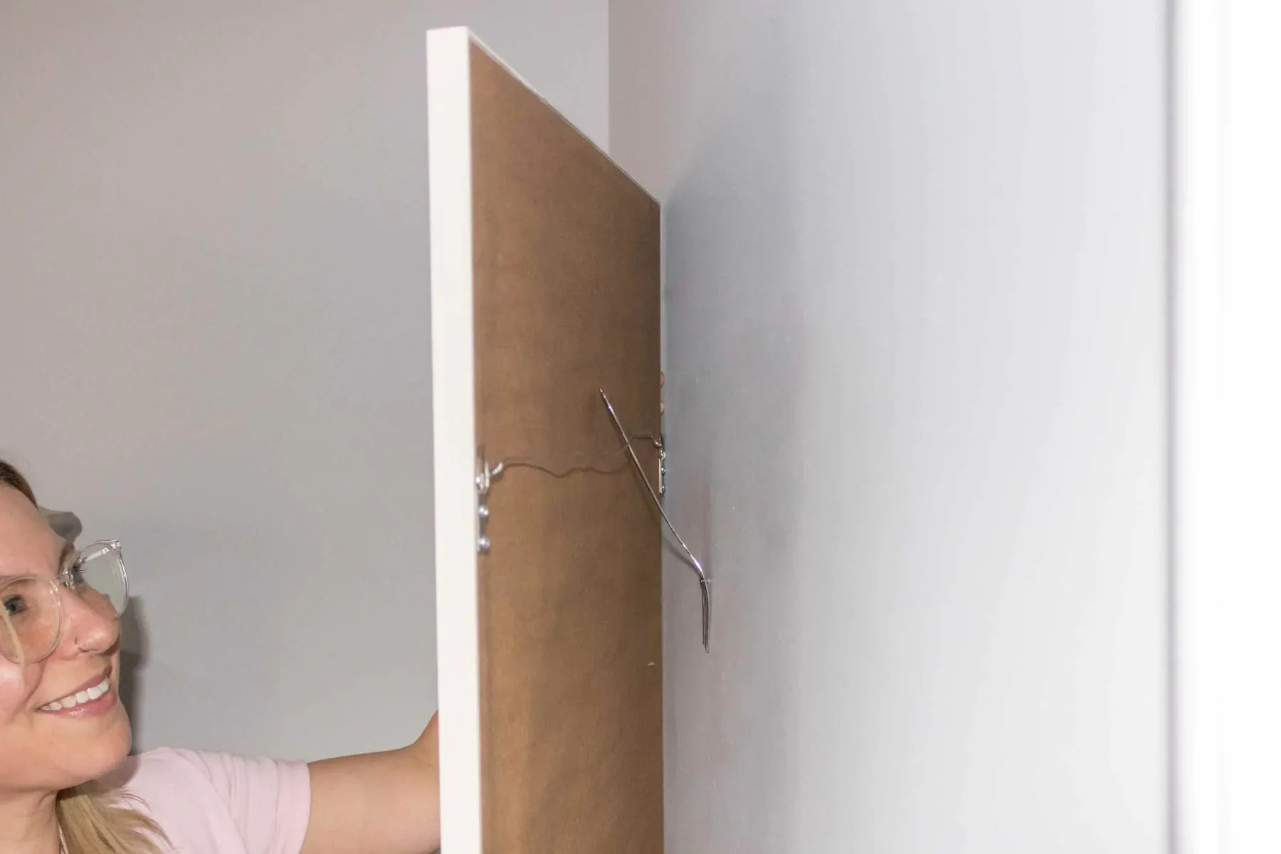 Fork Hanging Hack For Picture Frame Wire