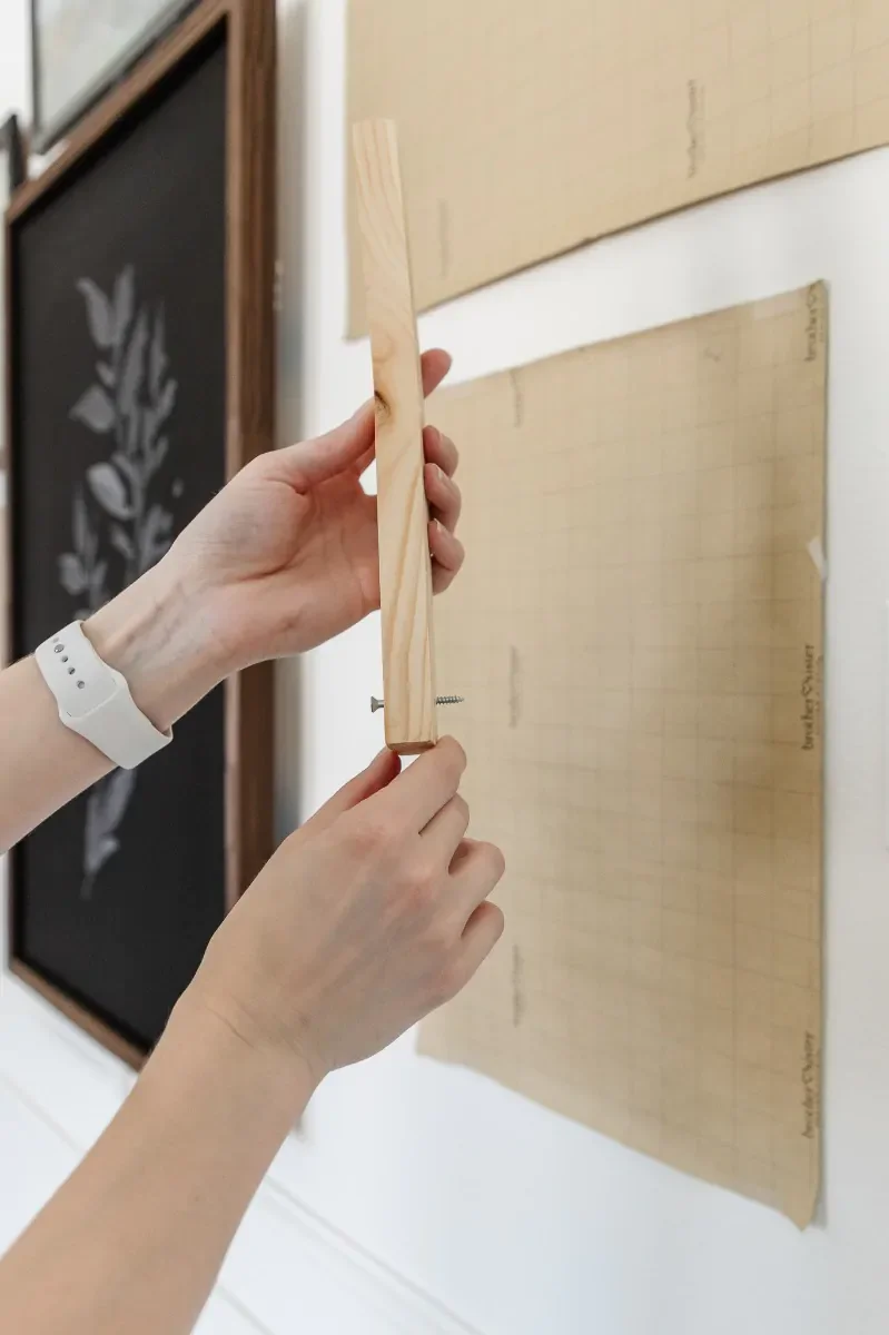 Easy DIY Tool for Sawtooth Hangers