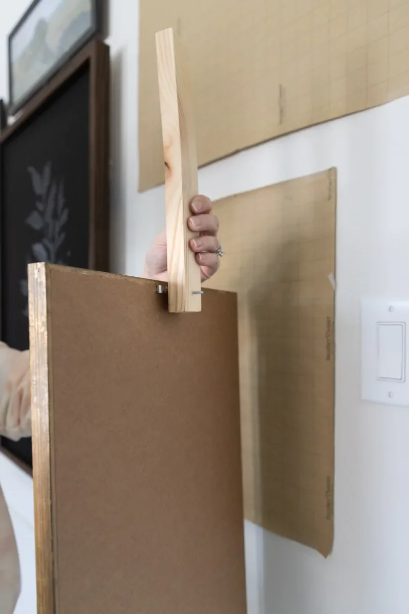 Easy DIY Tool for Sawtooth Hangers