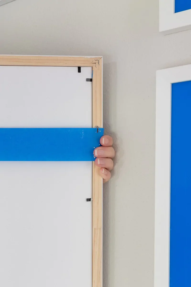 Painter's Tape Hanging Hack