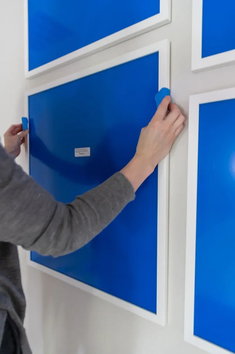 Painter's Tape Hanging Hack